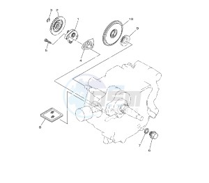 TT R 110 drawing OIL PUMP