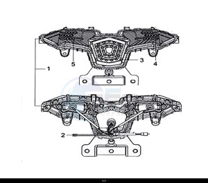 CRUISYM 300 (LV30W1-EU) (L8-M0) drawing TAIL LIGHT