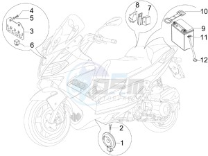 Nexus 300 ie e3 drawing Remote control switches - Battery - Horn