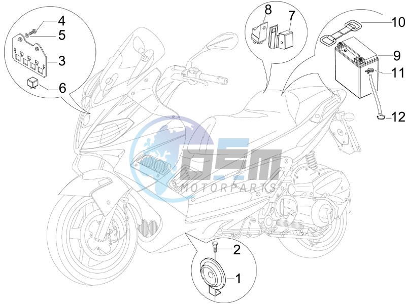 Remote control switches - Battery - Horn