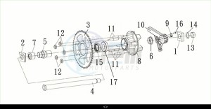 MAXSYM TL 508 (TL50W2-EU) (M2) drawing FINAL DRIVEN / MAXSYM TL 508 (TL50W2-EU) (M2)