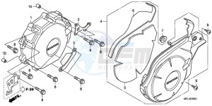 CBR1000RA9 France - (F / ABS CMF HRC MKH) drawing A.C. GENERATOR COVER (CBR 1000RA)