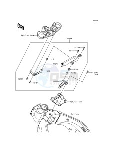 NINJA_ZX-6R ZX636EEF FR GB XX (EU ME A(FRICA) drawing Accessory(Steering Damper)