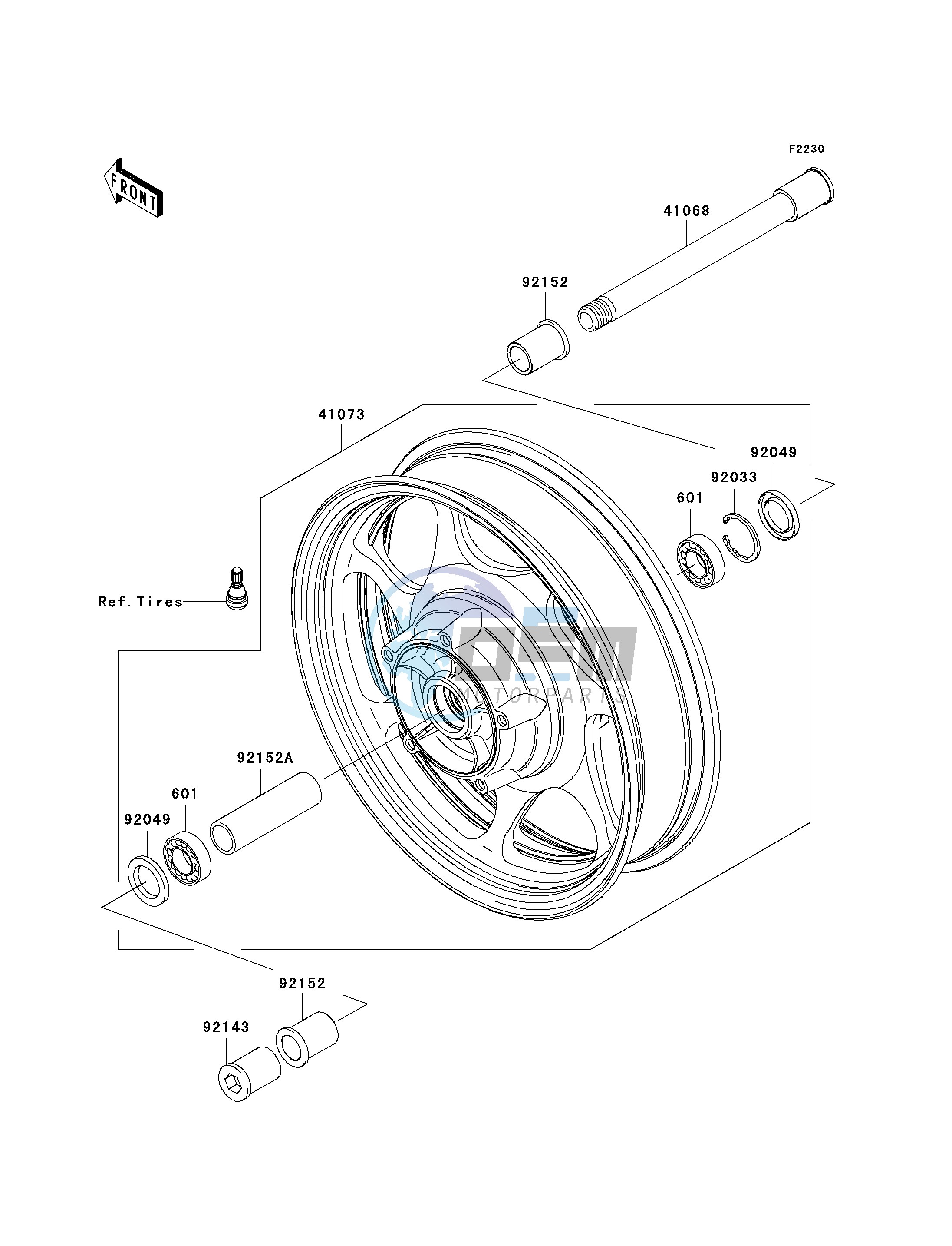 FRONT WHEEL