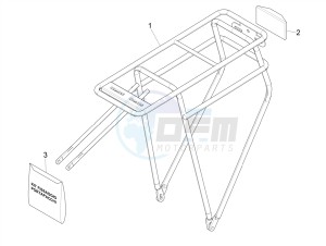 Wi-Bike Uni Mech Comfort 2017 (NAFTA) drawing Rear luggage rack