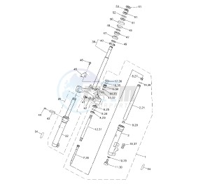 CS JOG R 50 drawing FRONT FORK