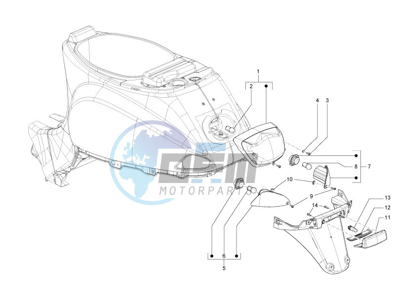 Tail light - Turn signal lamps