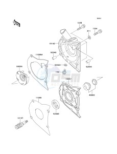 EX 500 D [NINJA 500R] (D6-D9) [NINJA 500R] drawing WATER PUMP