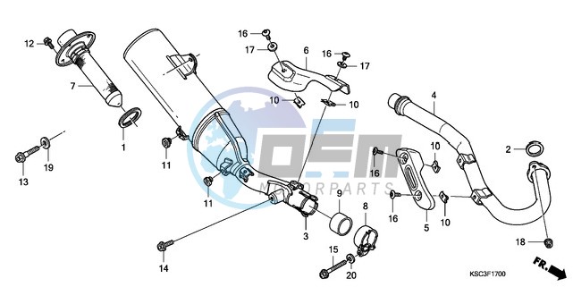 EXHAUST MUFFLER