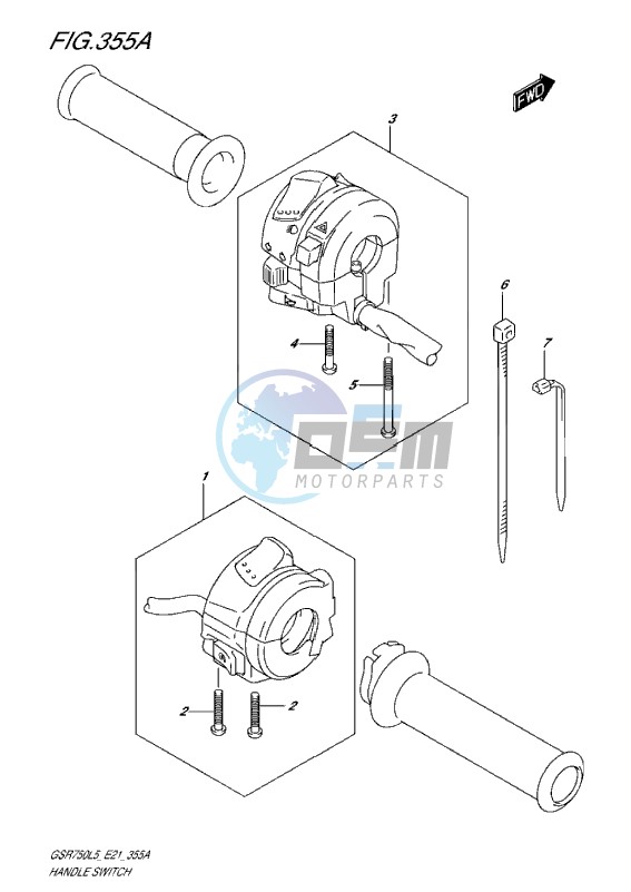 HANDLE SWITCH L4-L5