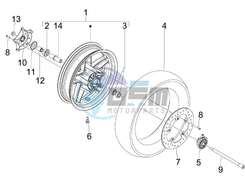 Front wheel