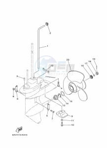 FT9-9LMHX drawing LOWER-CASING-x-DRIVE-2