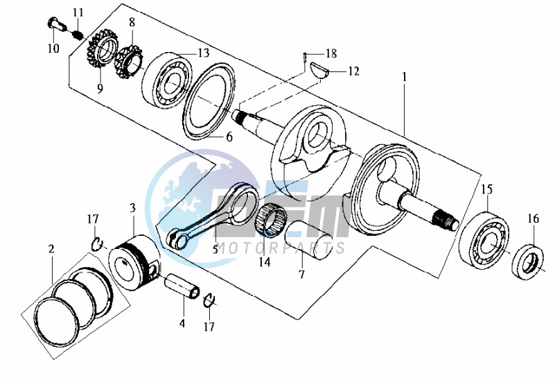 CRANKSHAFT / PISTON / PISTON RING