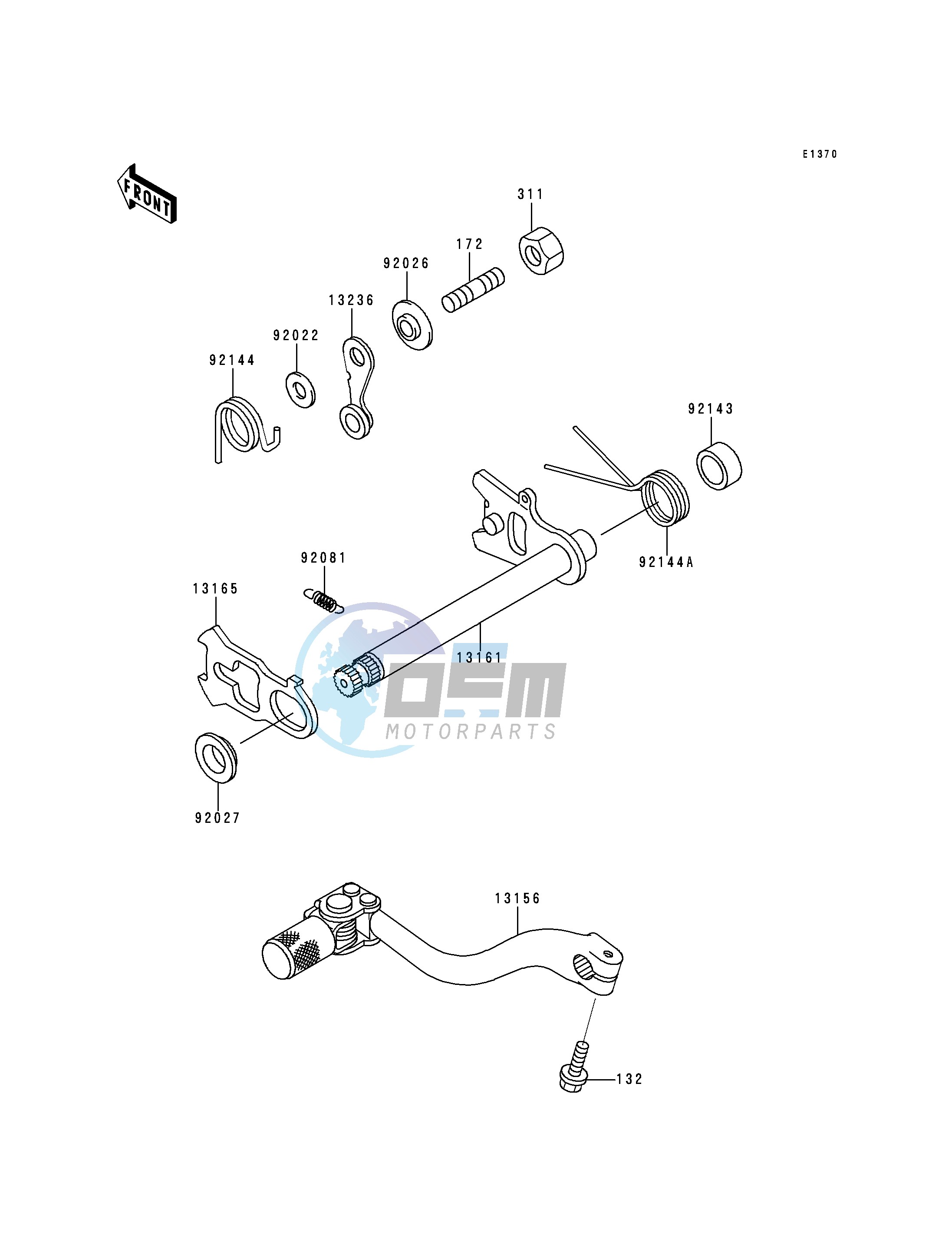 GEAR CHANGE MECHANISM