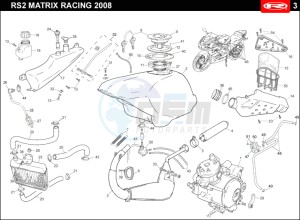 RS2-50-MATRIX-RACING-BLUE drawing HOSE CONNEXIONS TANKS