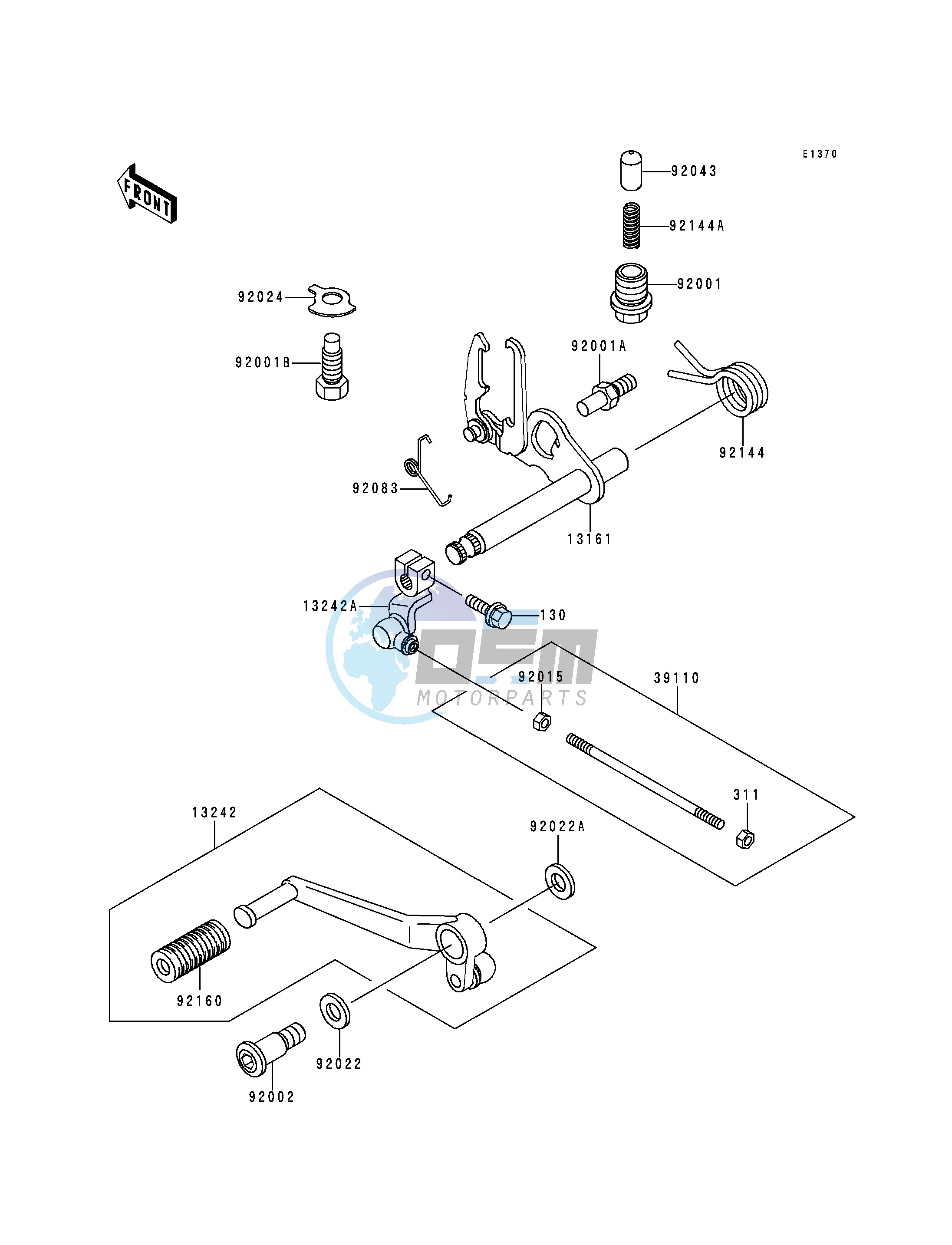 GEAR CHANGE MECHANISM