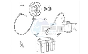 RCR 50 (CH, SC) drawing Ignition unit