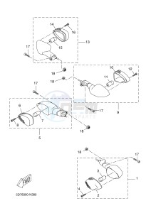 YZF-R125 R125 (5D7K 5D7K 5D7K 5D7K) drawing FLASHER LIGHT