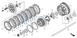 CB1300A CB1300SUPER FOUR drawing CLUTCH