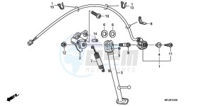 CBR600RR9 Europe Direct - (ED / SPC) drawing STAND