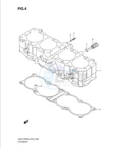 GSX1250 FA drawing CYLINDER