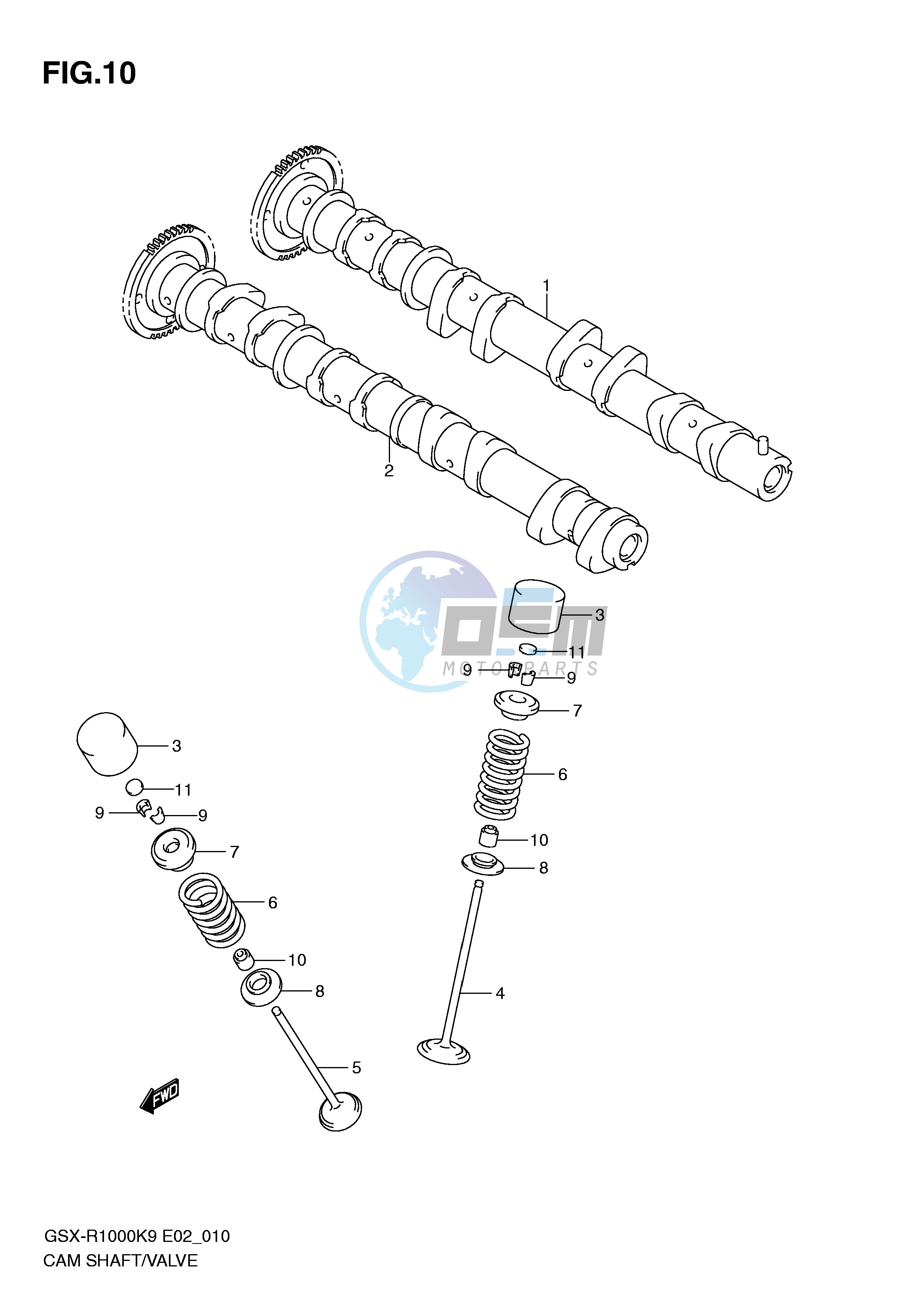 CAMSHAFT - VALVE