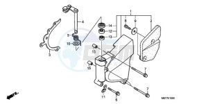 XL1000V9 Europe Direct - (ED) drawing LEFT CRANKCASE COVER