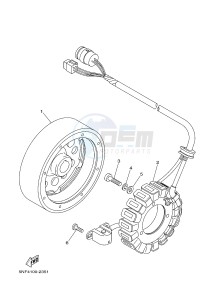 YFM350 YFM35RB RAPTOR 350 (1BS8 1BS7) drawing GENERATOR