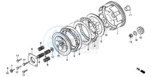 CRM75R drawing CLUTCH