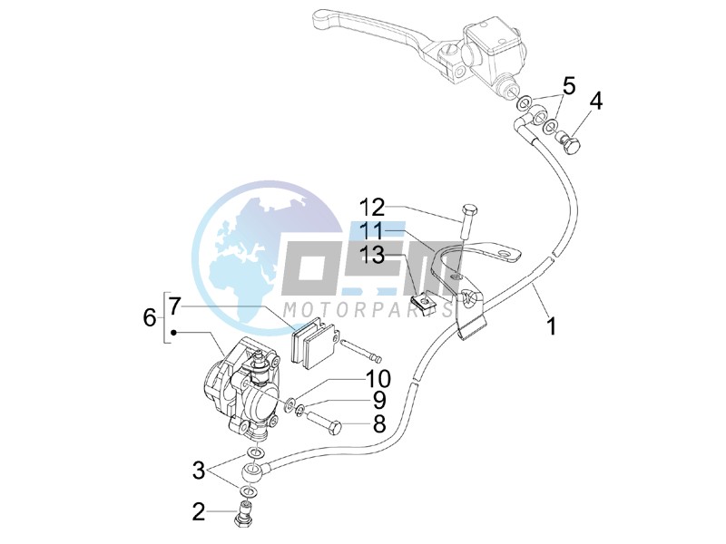 Brakes pipes - Calipers