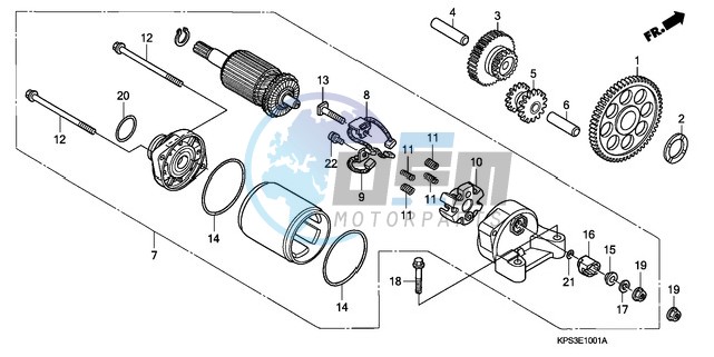 STARTING MOTOR (CRF230F8/9)