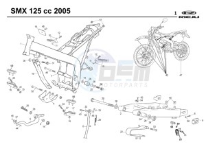 SMX-125-4T-BLACK drawing CHASSIS