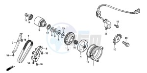 CBR1000F drawing STARTING CLUTCH