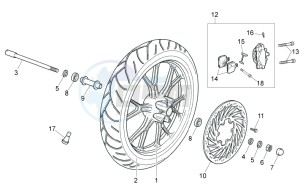 RS 50 drawing Front wheel