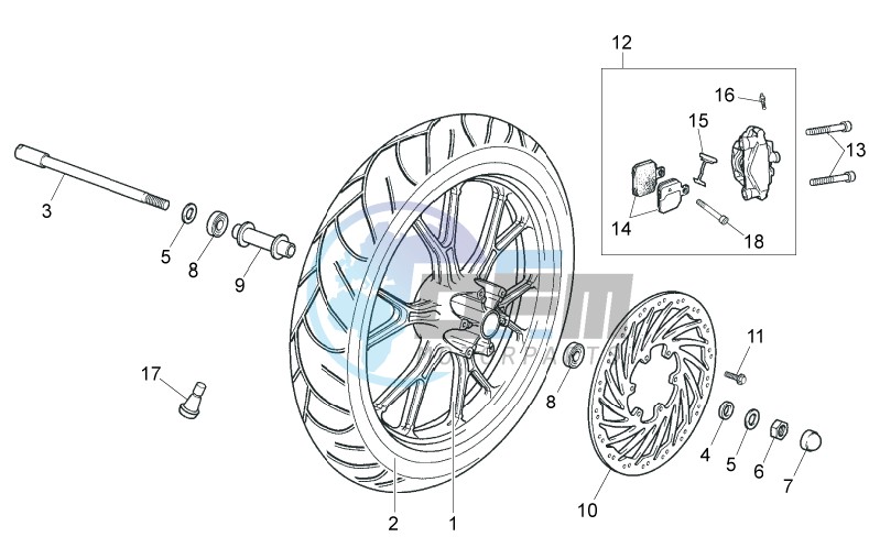 Front wheel