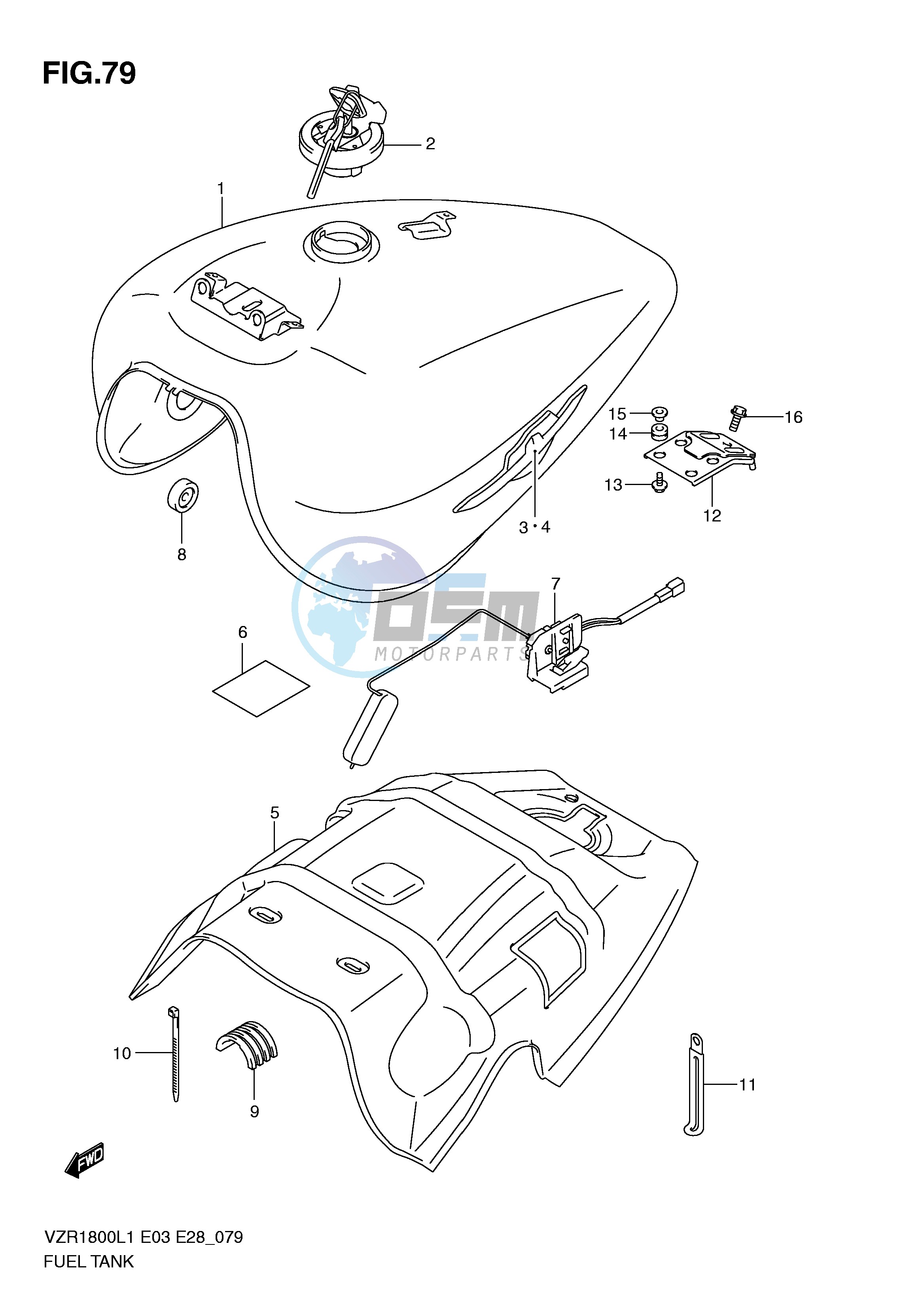 FUEL TANK (VZR1800L1 E33)