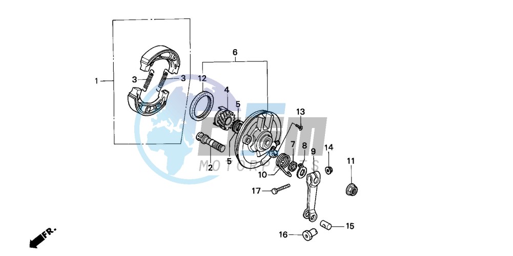 FRONT BRAKE PANEL