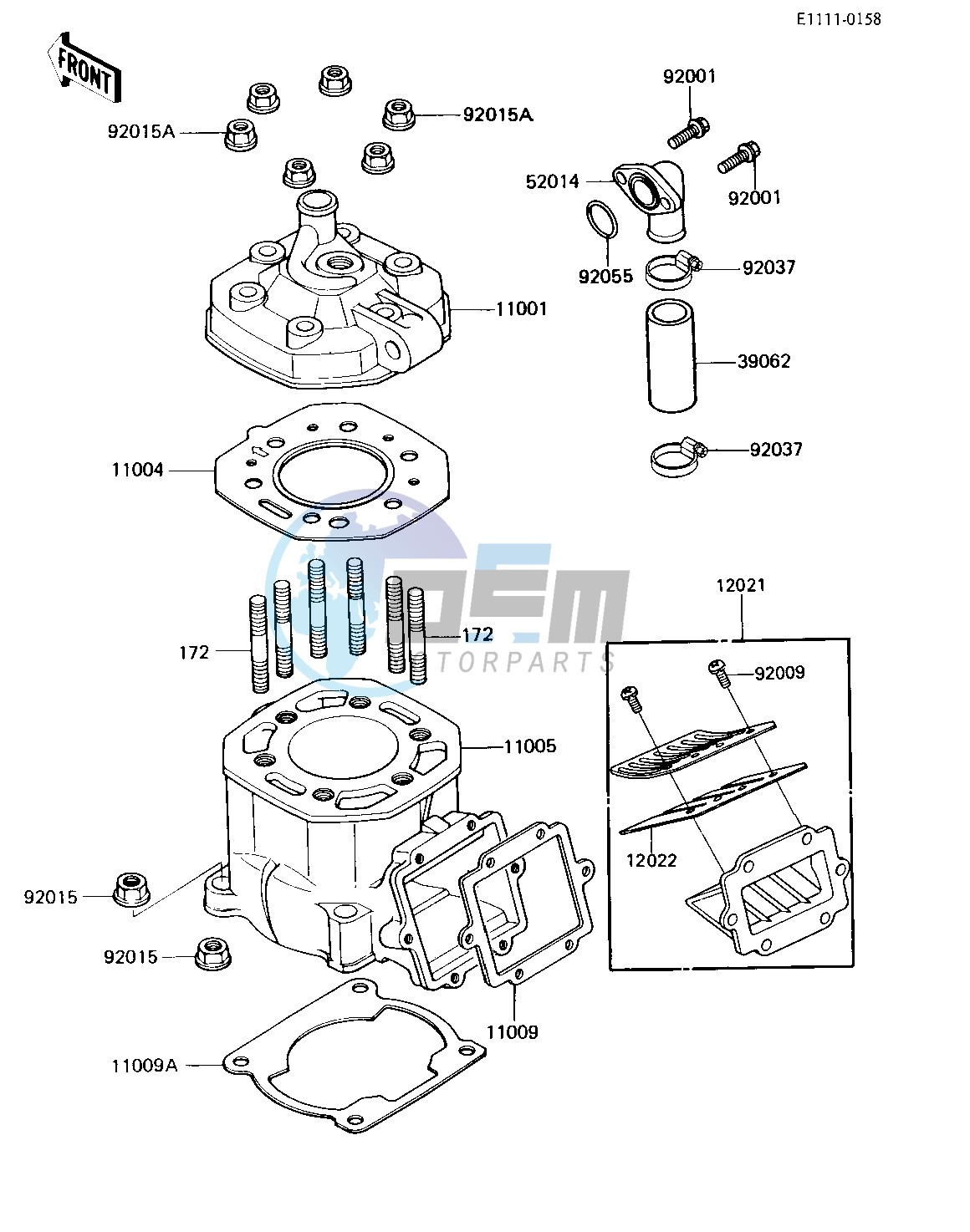 CYLINDER HEAD_CYLINDER_REED VALVE -- 84 KX250-C2- -