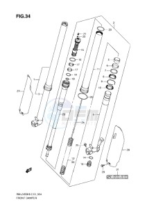 RM-Z 450 drawing FRONT DAMPER K8