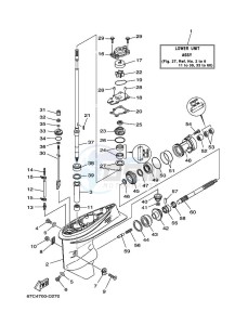 F40BMHDS drawing LOWER-CASING-x-DRIVE-1