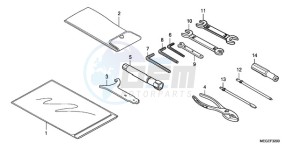 VT750C9 Australia - (U / MK) drawing TOOLS