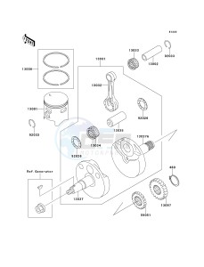 KX 80 W [KX80] (W1-W3) [KX80] drawing CRANKSHAFT_PISTON-- S- -