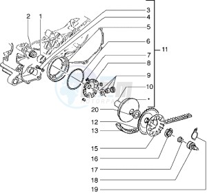 Stalker 50 drawing Driving pulley