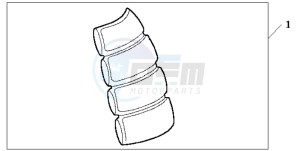 ST1100 drawing TANK PAD 2