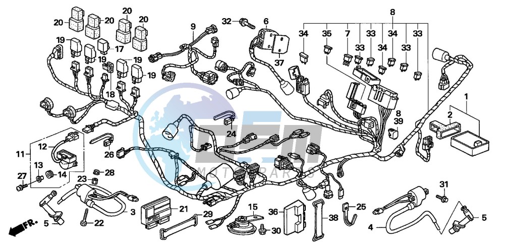 WIRE HARNESS (XL1000VA)