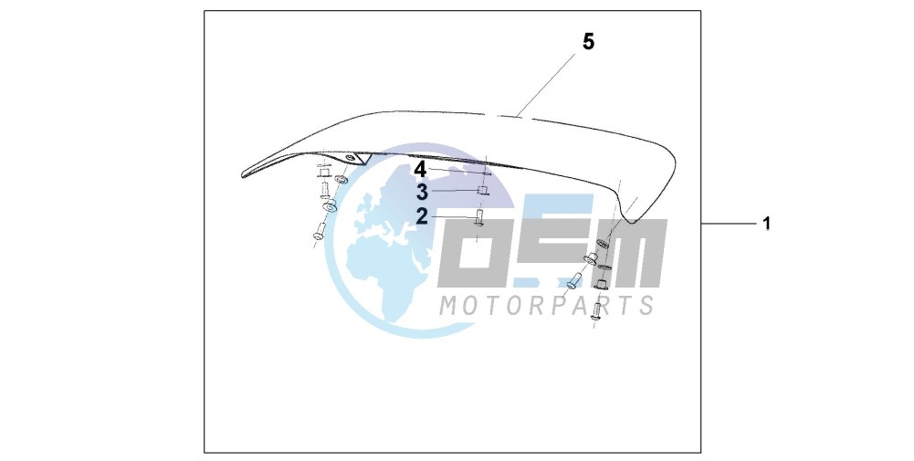 TOP BOX SPOILER ACHILLES BLACK MET