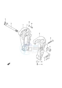 DF 60A drawing Clamp Bracket High Thrust