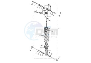 WR F 450 drawing REAR SHOCK ABSORBER