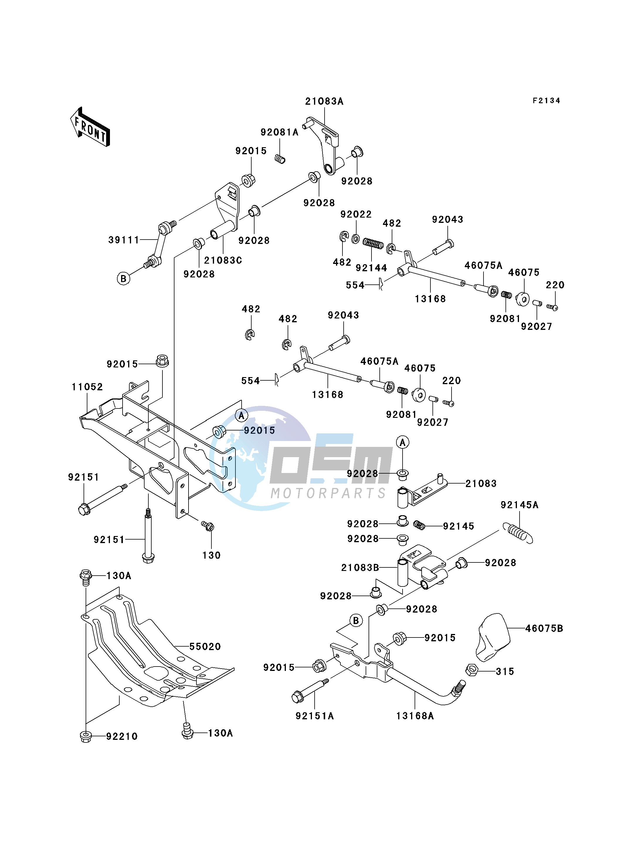 SHIFT LEVER-- S- -