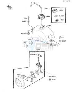 KLF 110 A [MOJAVE 110] (A1-A2) [MOJAVE 110] drawing FUEL TANK